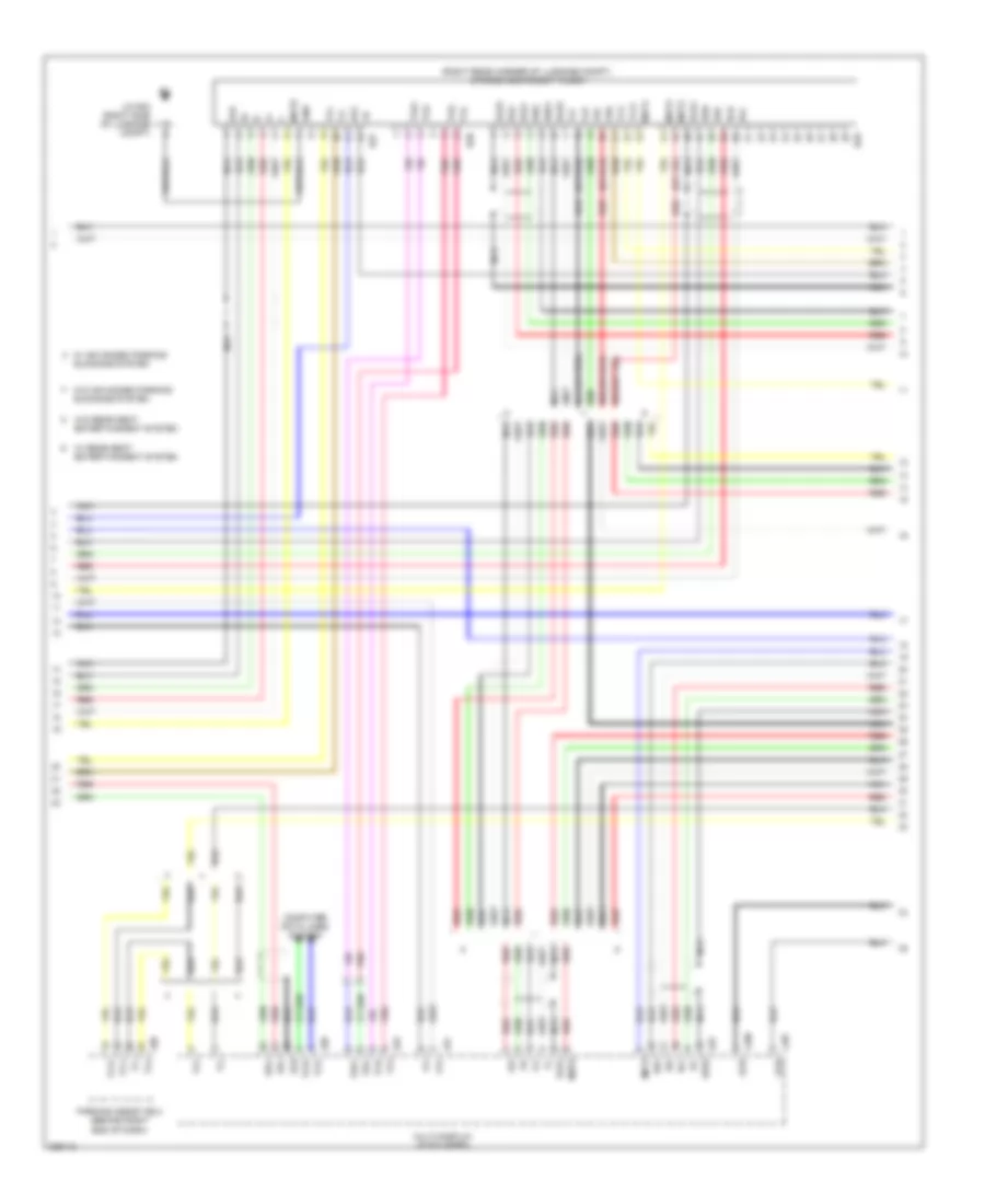 Satellite Radio Wiring Diagram, without Mark Levinson & withRear DVD Преобразователь (4 из 5) для Lexus LS 460 2008