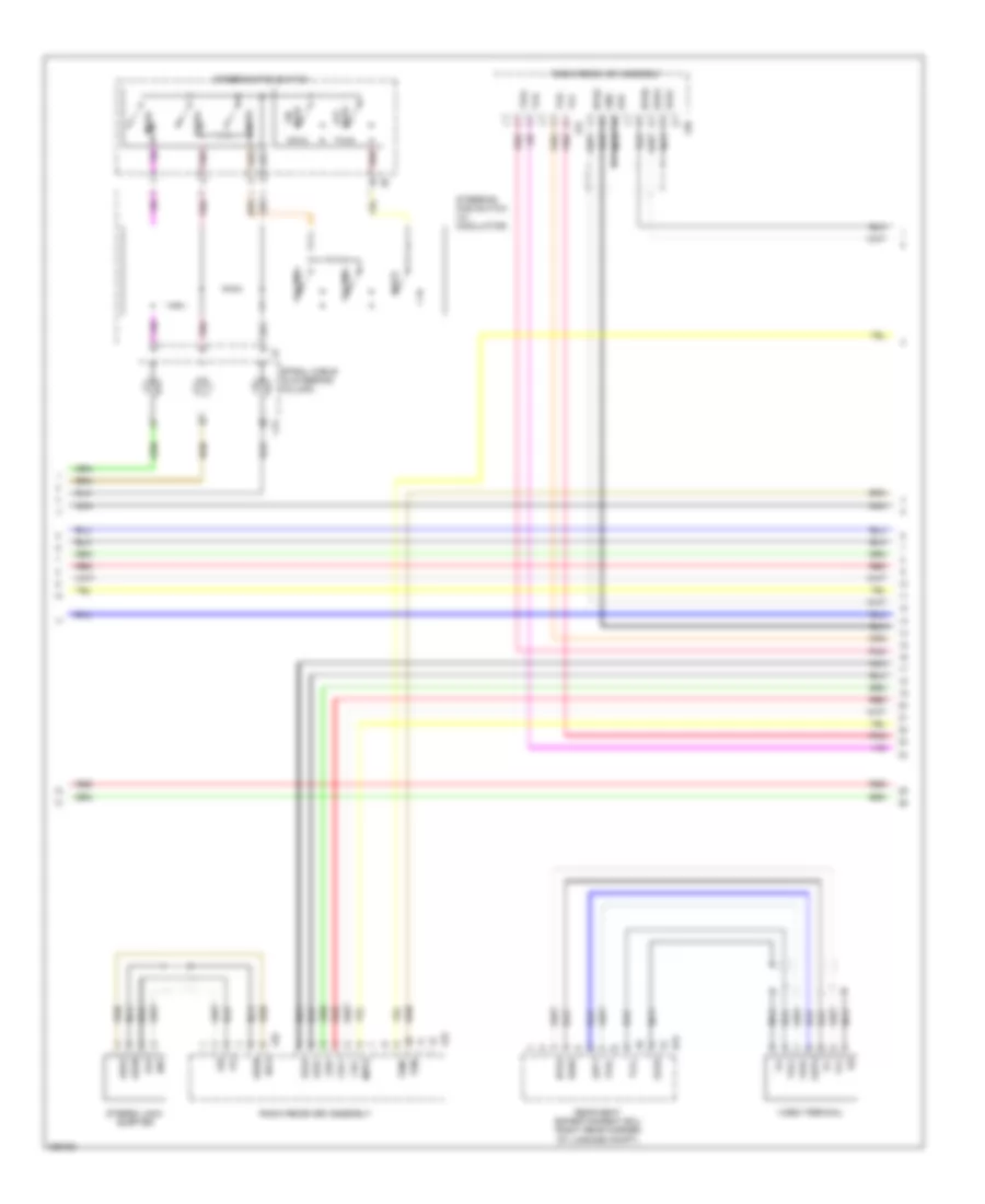 Stereo Radio Wiring Diagram, withMark Levinson & withRear DVD Преобразователь (3 из 5) для Lexus LS 460 2008