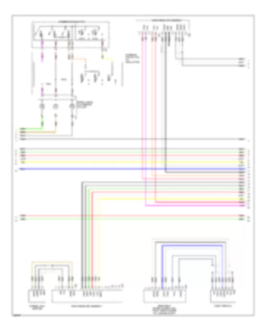 Stereo Radio Wiring Diagram, withMark Levinson & without Задний Преобразователь DVD (3 из 5) для Lexus LS 460 2008