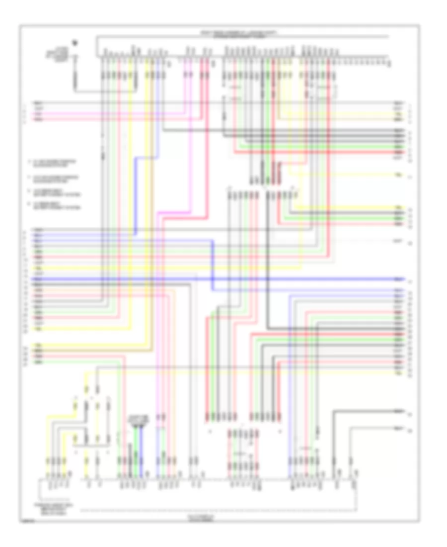 Satellite Radio Wiring Diagram, withMark Levinson & withRear DVD Преобразователь (4 из 5) для Lexus LS 460 2008