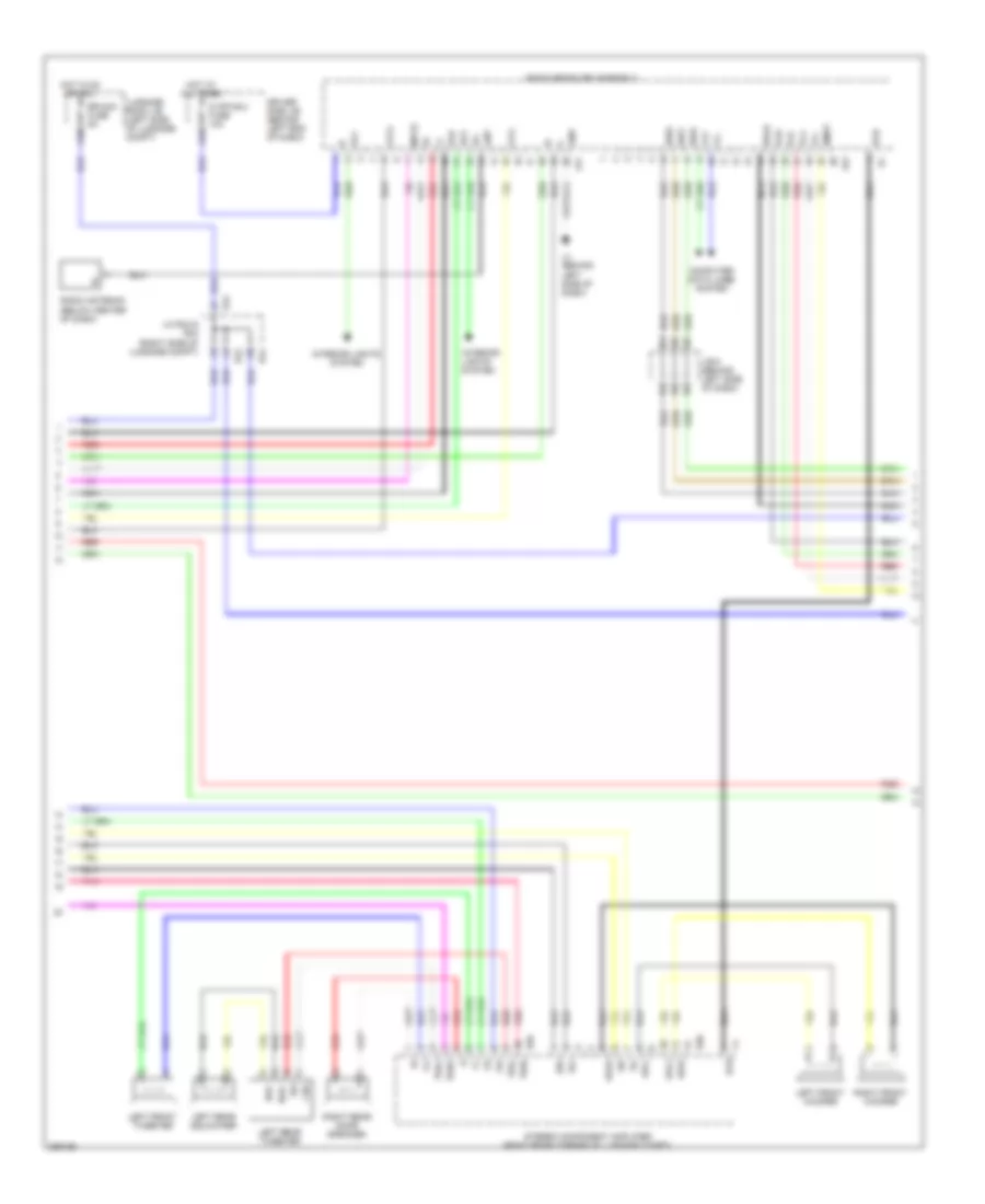 Satellite Radio Wiring Diagram, withMark Levinson & without Задний Преобразователь DVD (2 из 5) для Lexus LS 460 2008