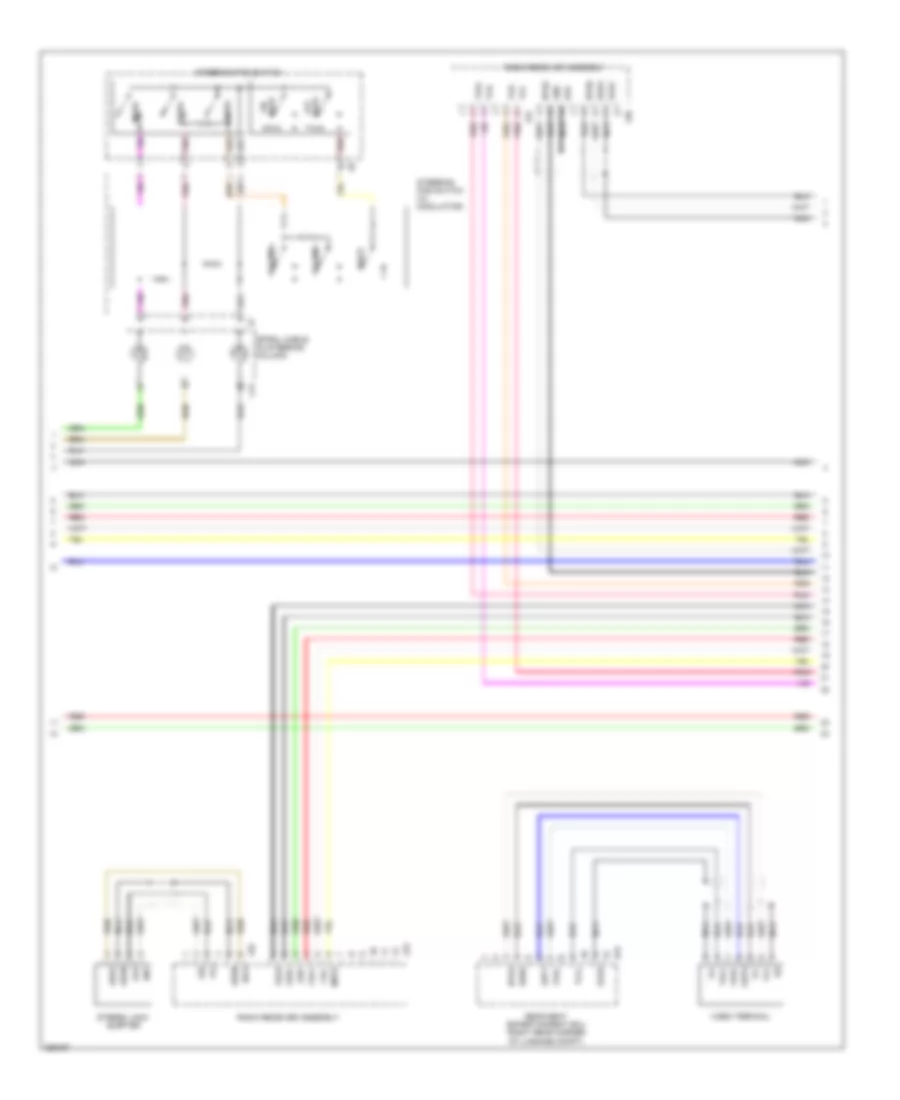 Stereo Radio Wiring Diagram, withMark Levinson & without Задний Преобразователь DVD (3 из 5) для Lexus LS 460L 2008