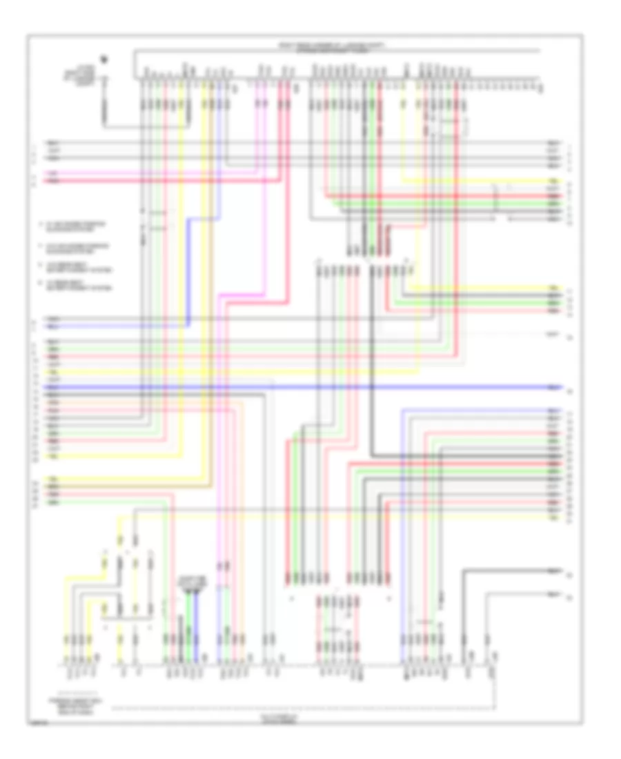 Satellite Radio Wiring Diagram, withMark Levinson & without Задний Преобразователь DVD (4 из 5) для Lexus LS 460L 2008