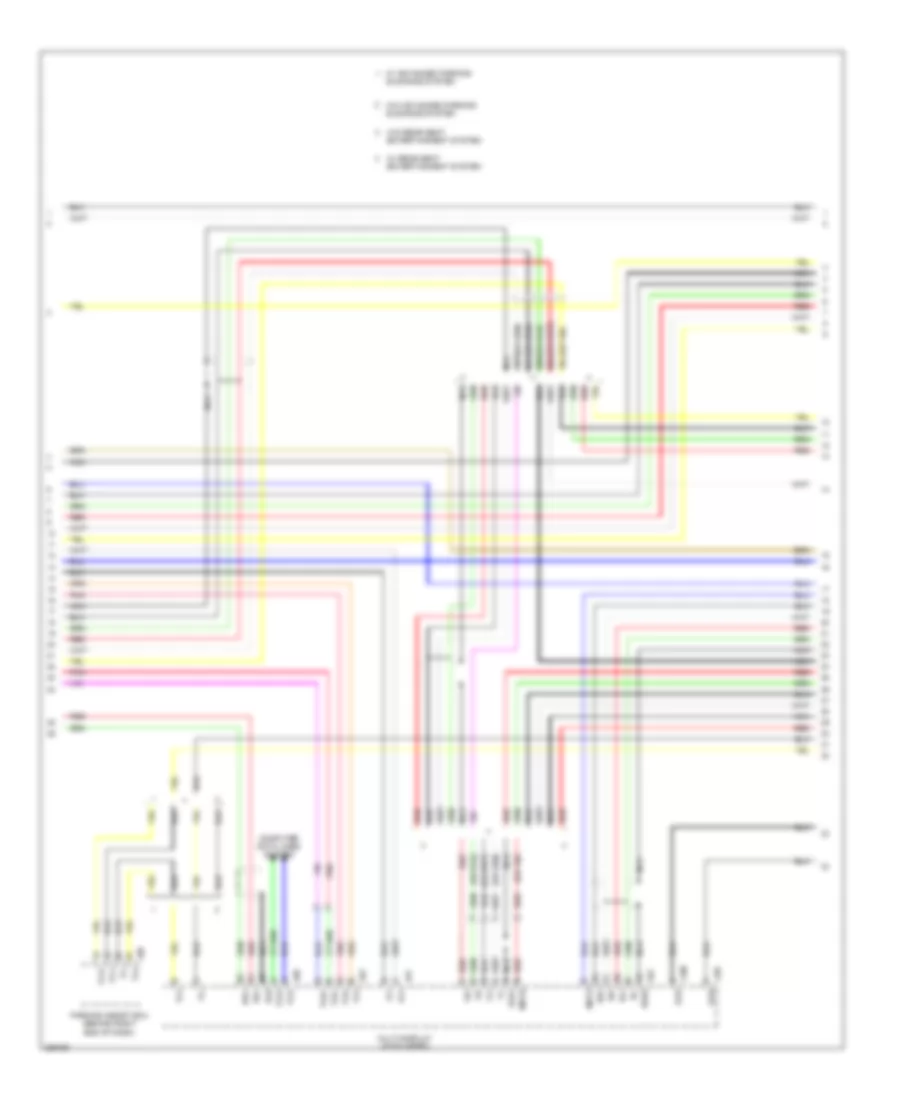 Stereo Radio Wiring Diagram, withMark Levinson & withRear DVD Преобразователь (4 из 5) для Lexus LS 460L 2008