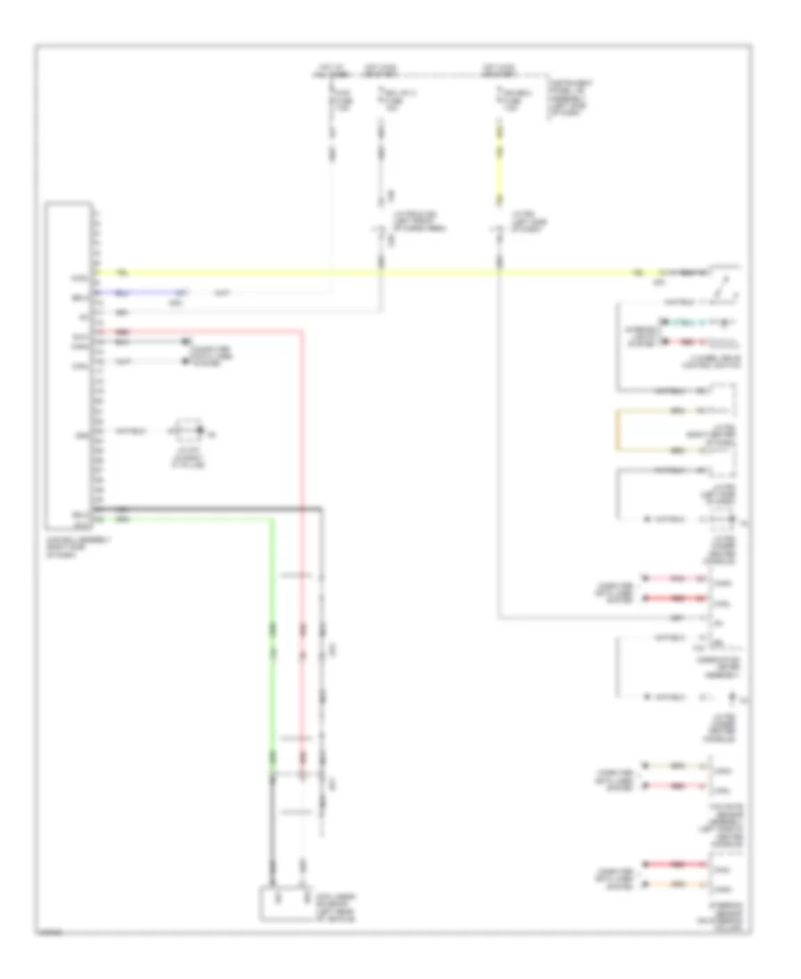 Электросхема Полного привода 4WD для Lexus RX 350 2012