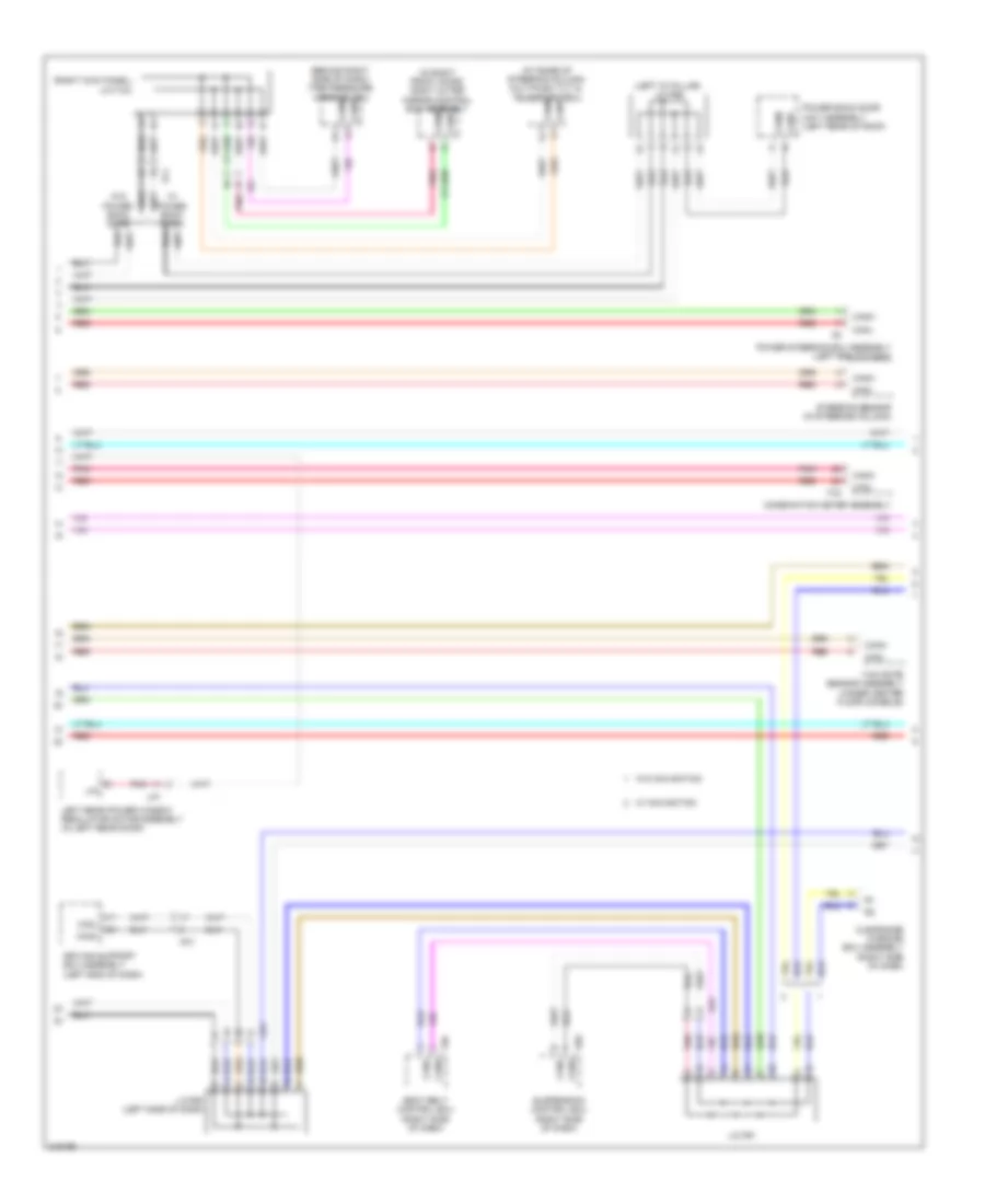 Электросхема линии передачи данных CAN (2 из 3) для Lexus RX 450h 2012