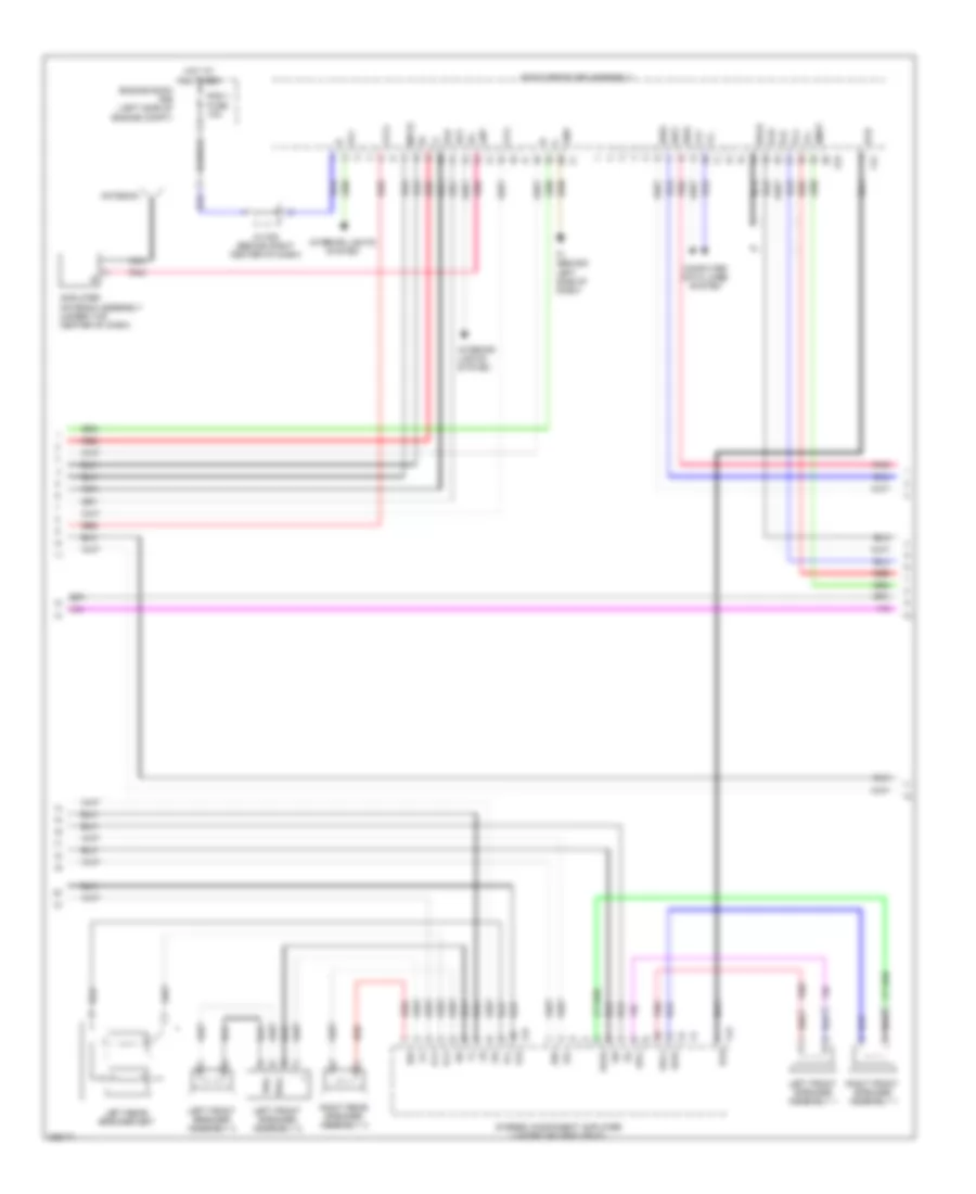 Navigation Wiring Diagram, withSatellite Radio & Mark Levinson (2 из 6) для Lexus LX 570 2008