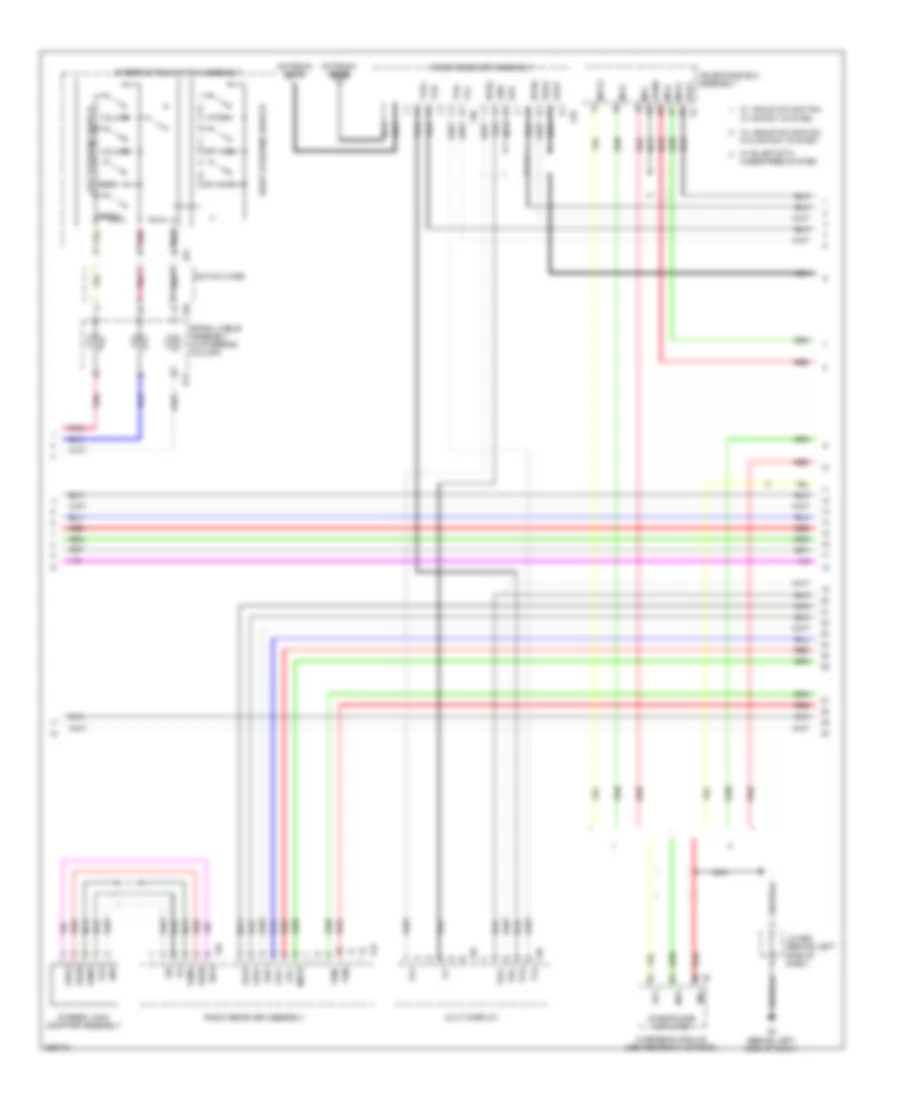 Navigation Wiring Diagram, withSatellite Radio & Mark Levinson (3 из 6) для Lexus LX 570 2008