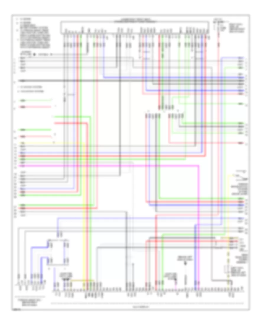 Navigation Wiring Diagram, withSatellite Radio & Mark Levinson (4 из 6) для Lexus LX 570 2008