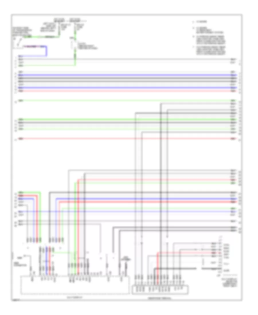 Navigation Wiring Diagram, withSatellite Radio & Mark Levinson (5 из 6) для Lexus LX 570 2008