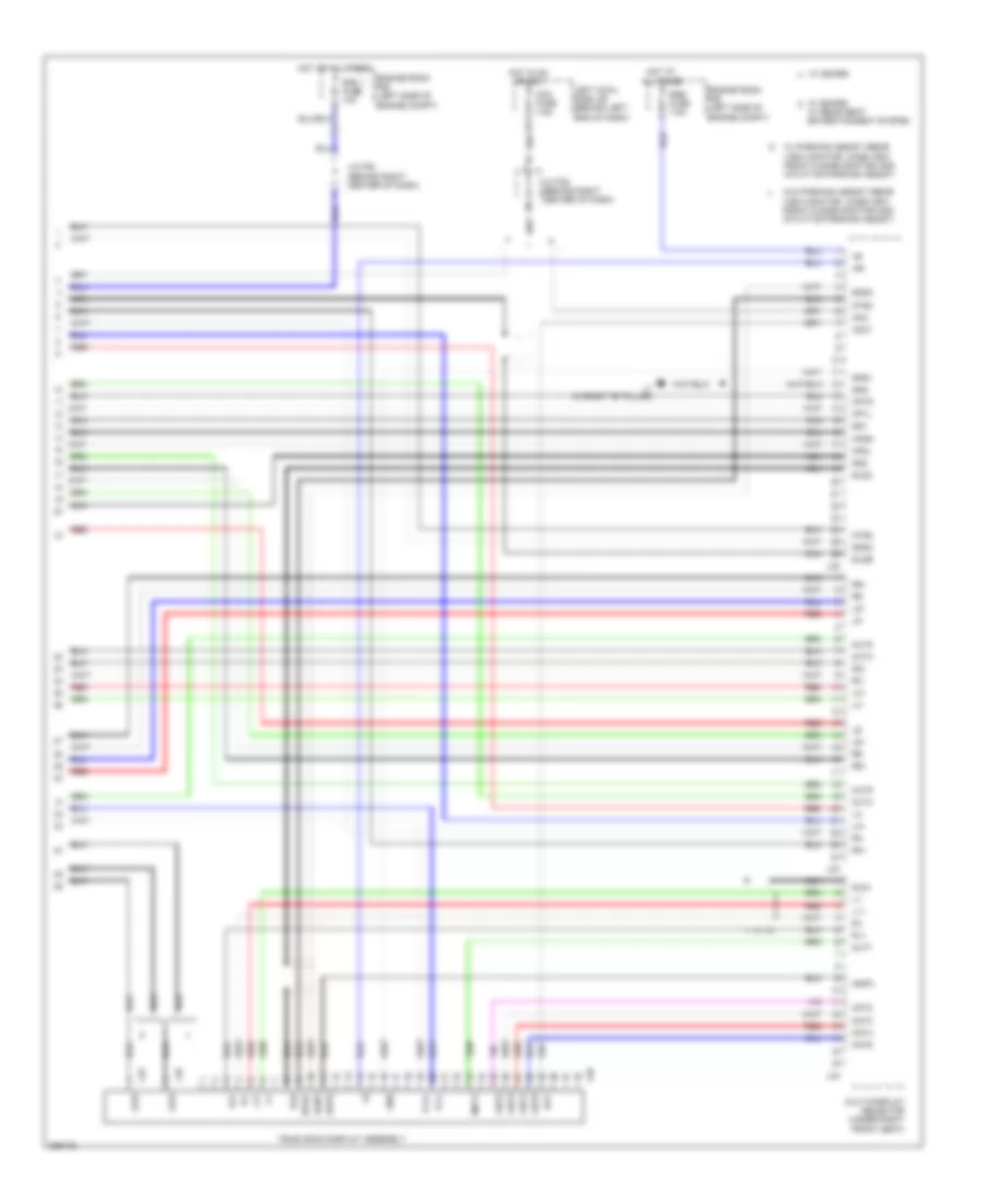 Navigation Wiring Diagram, withSatellite Radio & Mark Levinson (6 из 6) для Lexus LX 570 2008