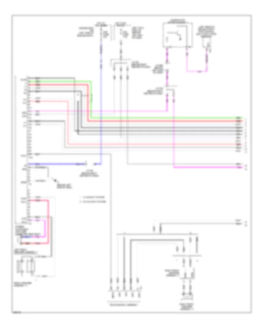 Navigation Wiring Diagram, withSatellite Radio & without Марк Левинсон (1 из 6) для Lexus LX 570 2008