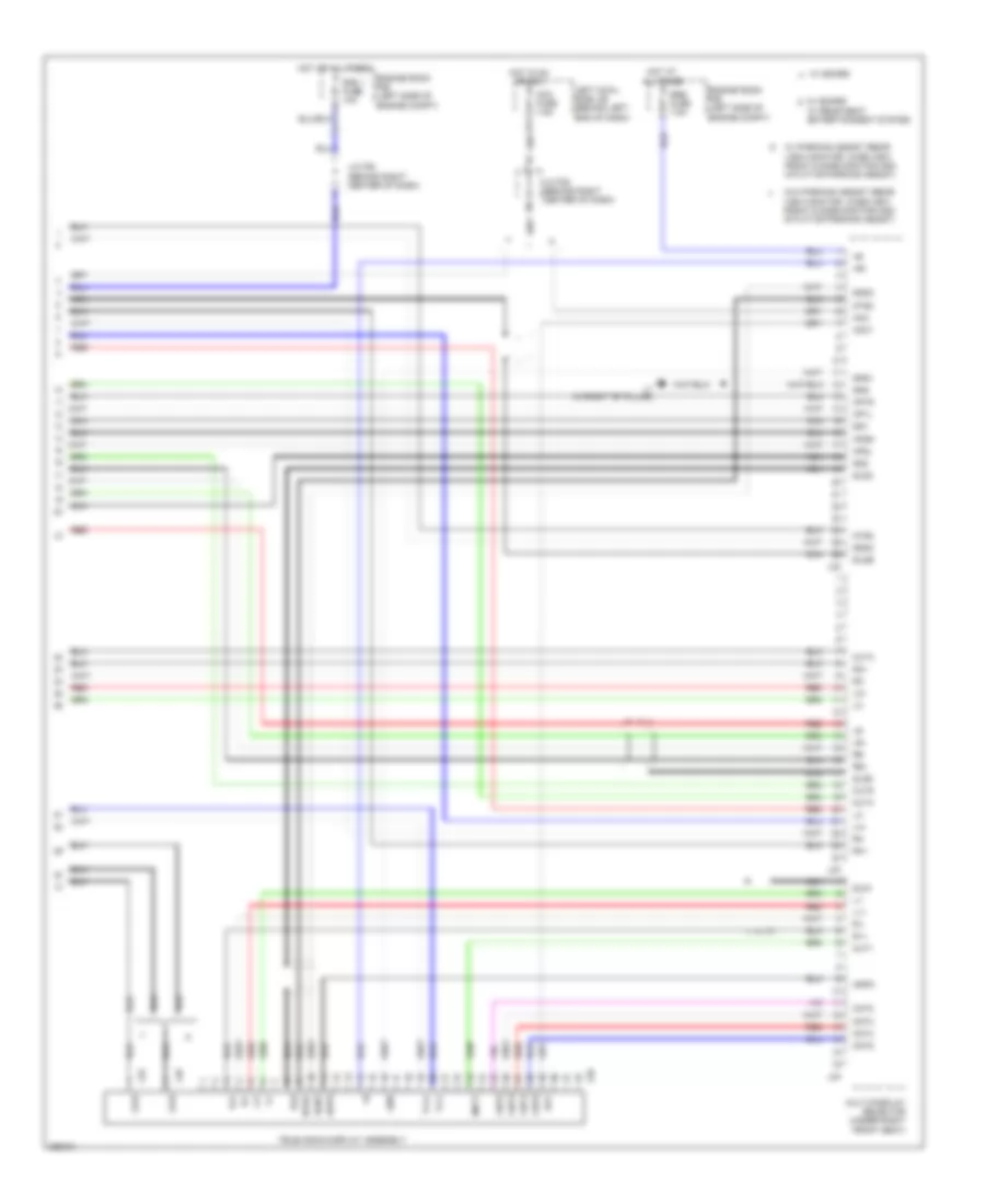 Navigation Wiring Diagram, withSatellite Radio & without Марк Левинсон (6 из 6) для Lexus LX 570 2008