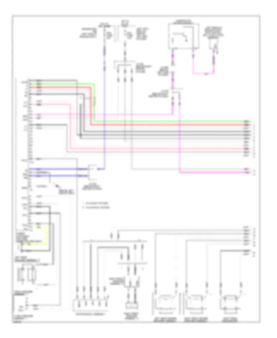 Navigation Wiring Diagram, withStereo Radio & Mark Levinson (1 из 6) для Lexus LX 570 2008