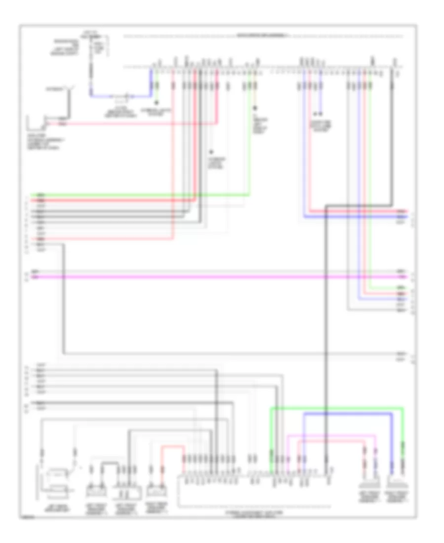 Navigation Wiring Diagram, withStereo Radio & Mark Levinson (2 из 6) для Lexus LX 570 2008