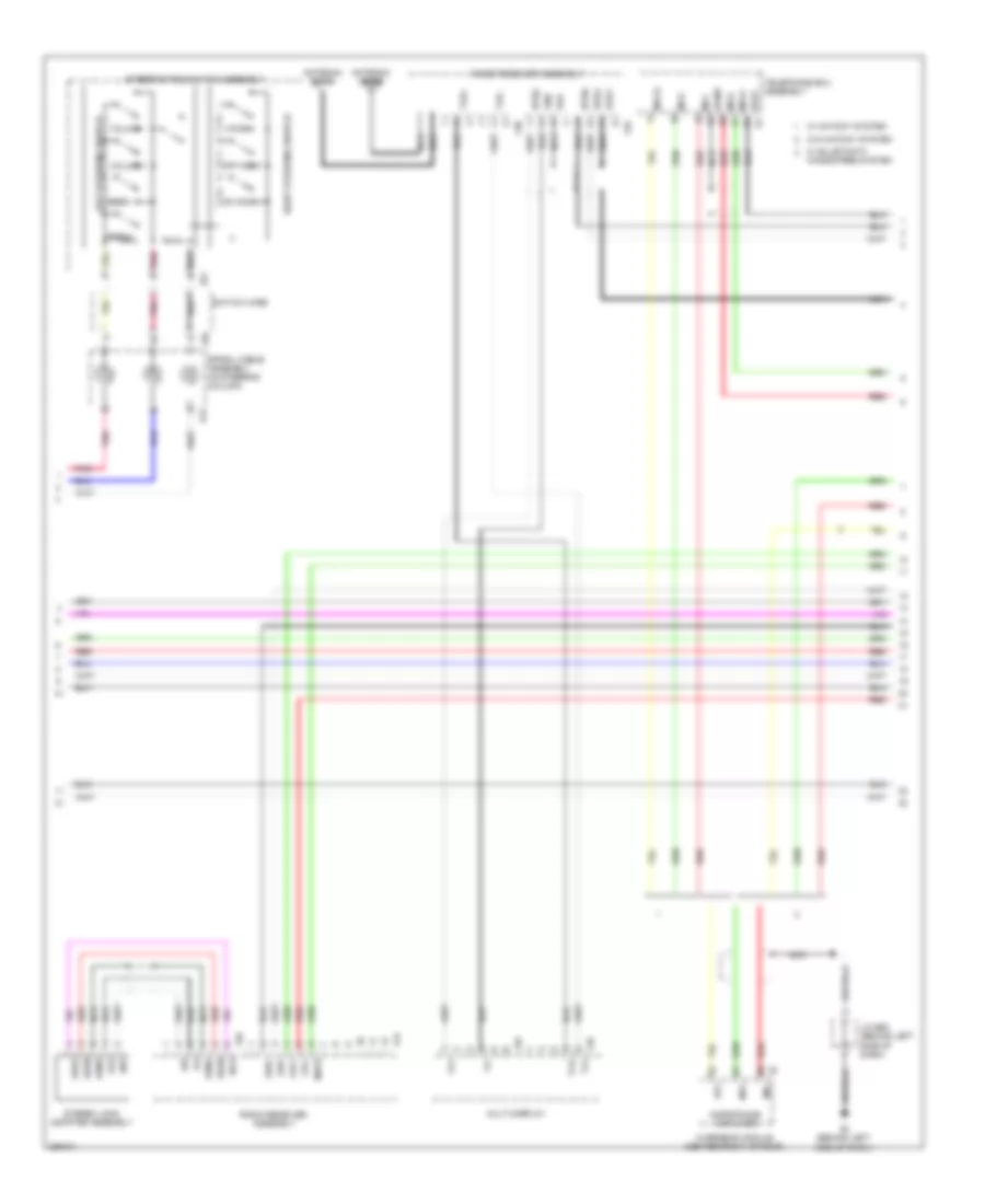 Navigation Wiring Diagram, withStereo Radio & Mark Levinson (3 из 6) для Lexus LX 570 2008