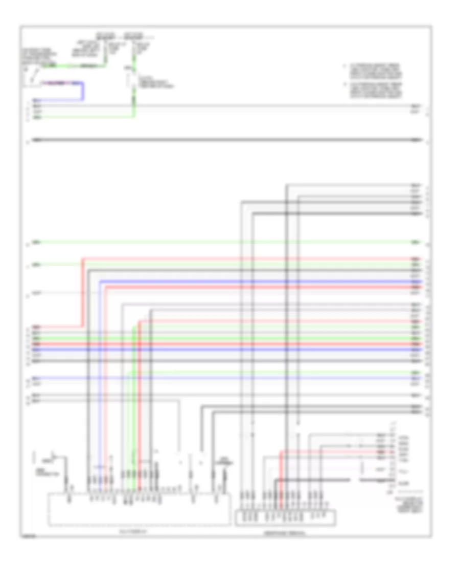 Navigation Wiring Diagram, withStereo Radio & Mark Levinson (5 из 6) для Lexus LX 570 2008