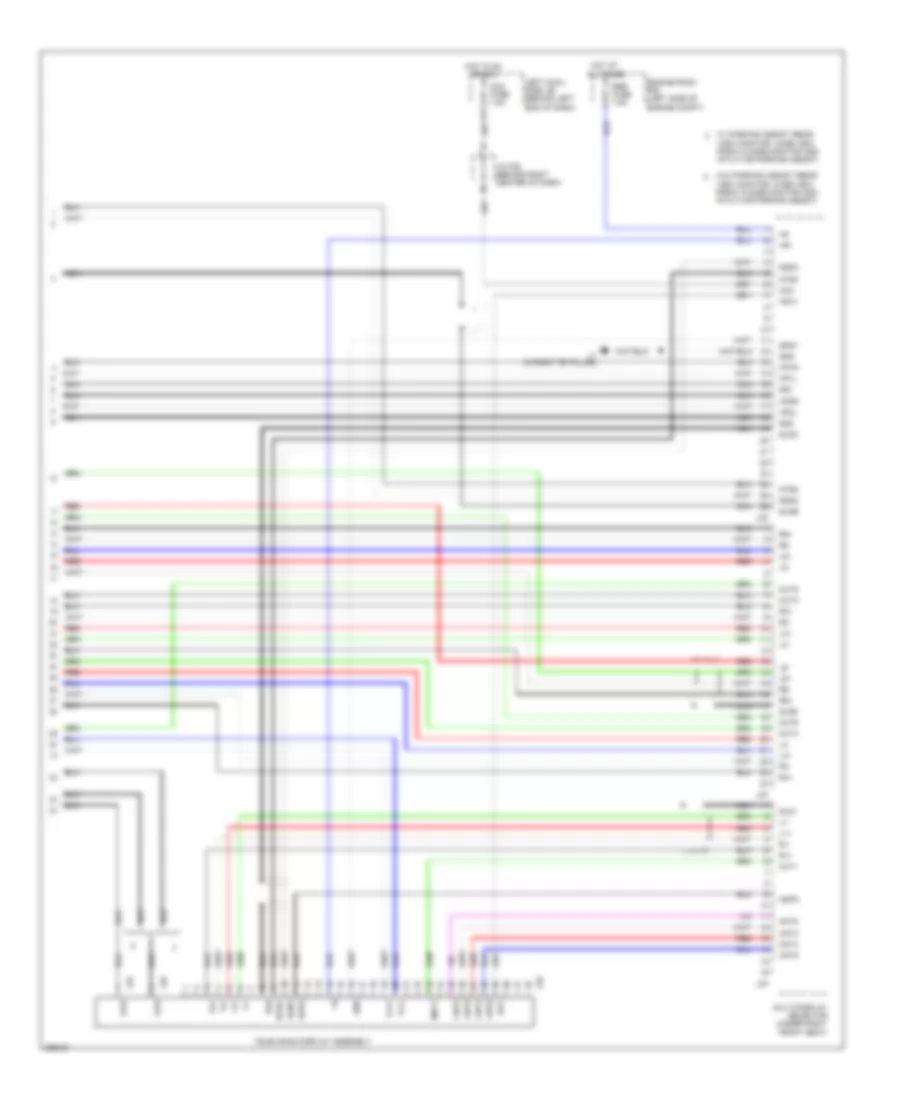 Navigation Wiring Diagram, withStereo Radio & Mark Levinson (6 из 6) для Lexus LX 570 2008