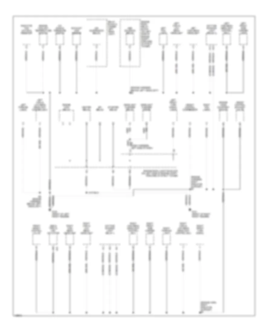 Электросхема подключение массы заземления (1 из 4) для Lexus LS 400 1998