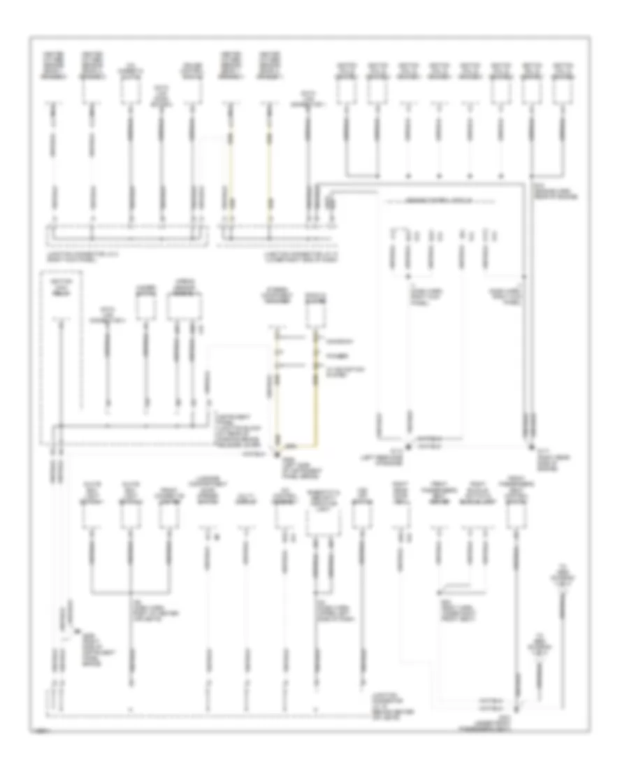 Электросхема подключение массы заземления (2 из 4) для Lexus LS 400 1998