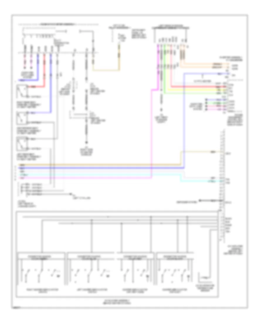 Электросхема кондиционера (4 из 4) для Lexus CT 200h 2013