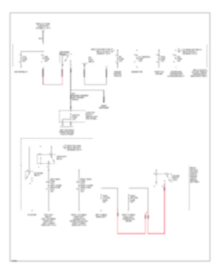 Электросхема блока предохранителей и реле (3 из 3) для Lexus SC 300 1998