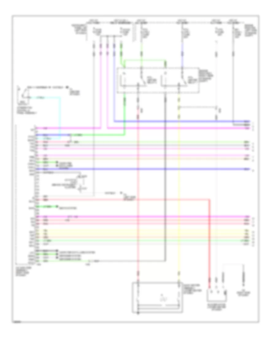 Электросхема кондиционера (1 из 3) для Lexus ES 300h 2013