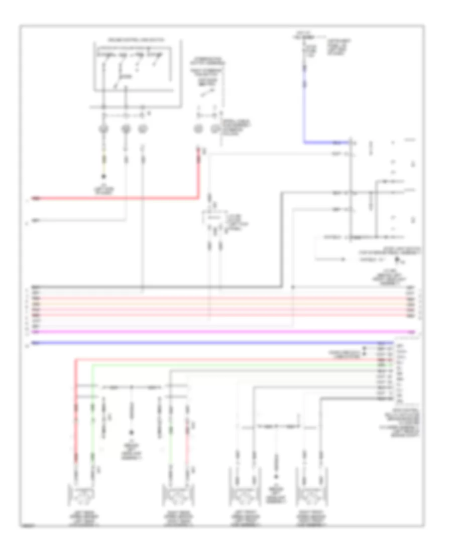 Электросхема системы круизконтроля, С Динамические Радарные Средства управления (2 из 3) для Lexus ES 300h 2013