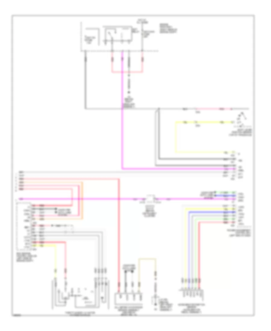 Электросхема системы круизконтроля, С Динамические Радарные Средства управления (3 из 3) для Lexus ES 300h 2013