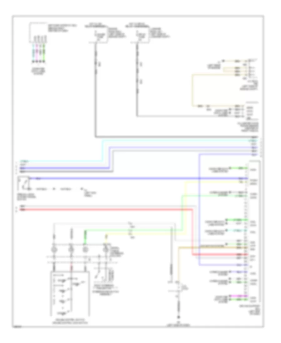 Электросхема системы круизконтроля, С Динамические Радарные Средства управления (2 из 3) для Lexus GS 350 2013