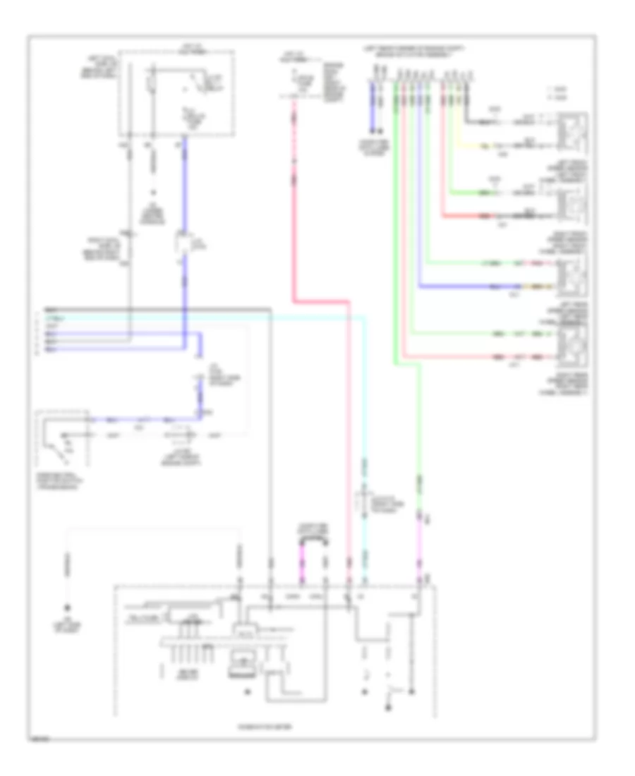 Электросхема системы круизконтроля, С Динамические Радарные Средства управления (3 из 3) для Lexus GS 350 2013