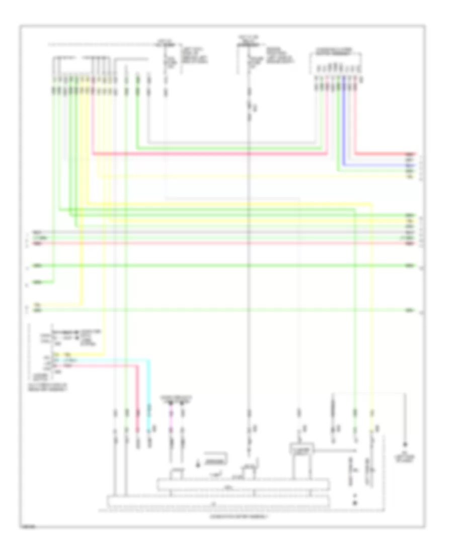 Электросхема внешнего освещения (3 из 4) для Lexus GS 350 2013