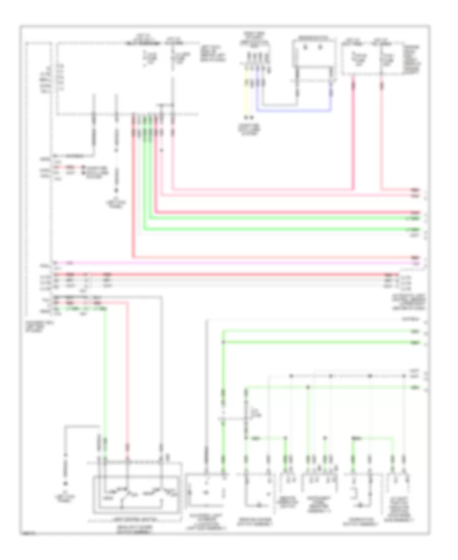 Электросхема подсветки приборов (1 из 4) для Lexus GS 350 2013
