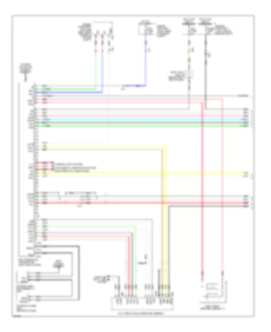 Электросхема системы Telematics (1 из 2) для Lexus GS 350 2013