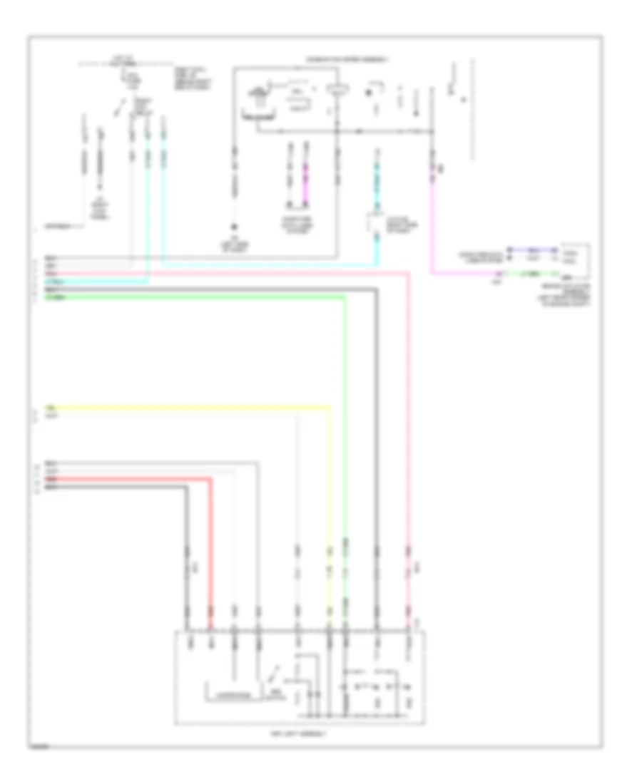 Электросхема системы Telematics (2 из 2) для Lexus GS 350 2013
