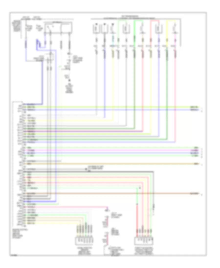 Электросхема системы круизконтроля (1 из 2) для Lexus GX 470 2009