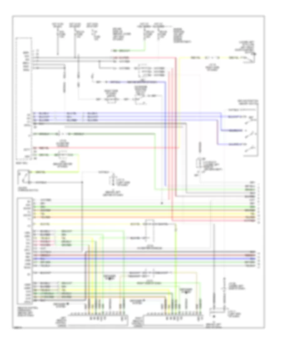 Электросхема системы памяти (1 из 3) для Lexus GX 470 2009