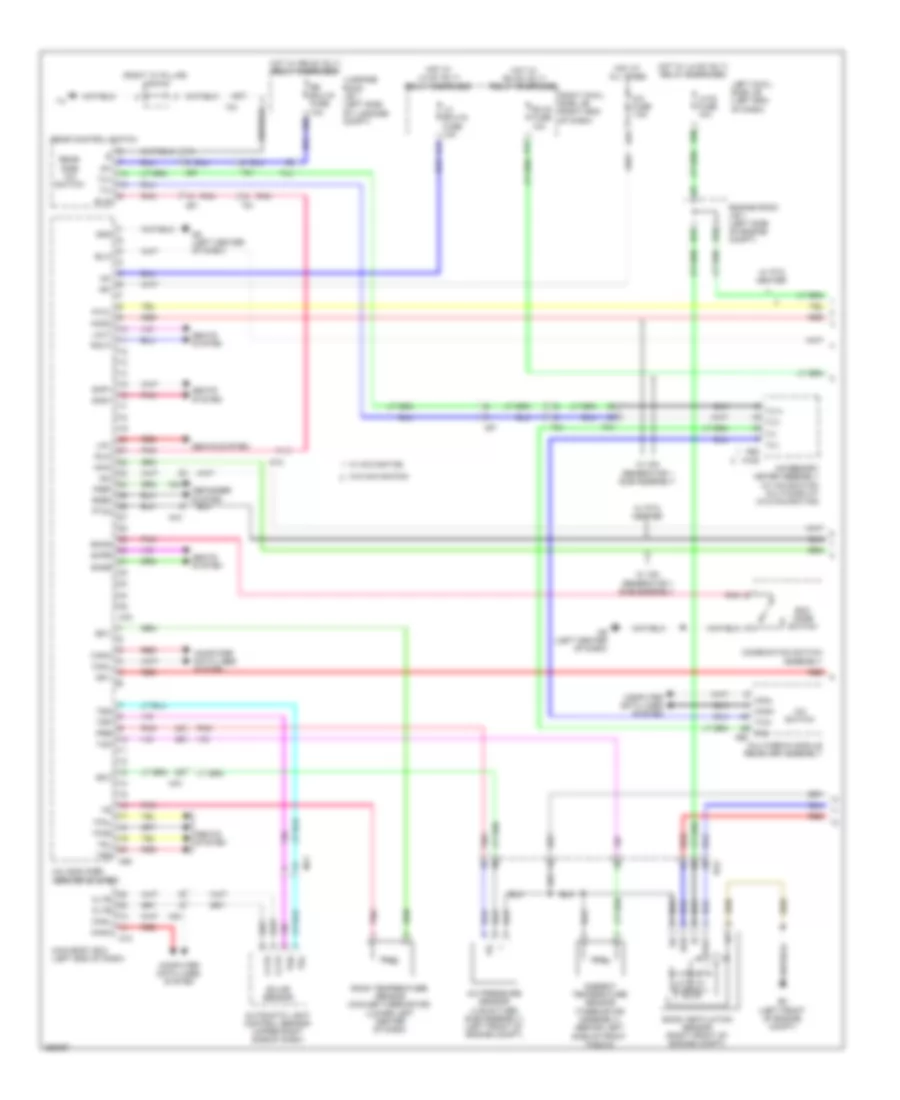 Электросхема кондиционера (1 из 3) для Lexus GS 450h 2013