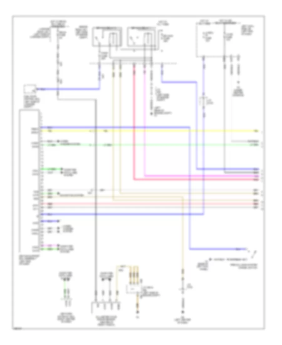 Электросхема системы круизконтроля, С Динамические Радарные Средства управления (1 из 3) для Lexus GS 450h 2013
