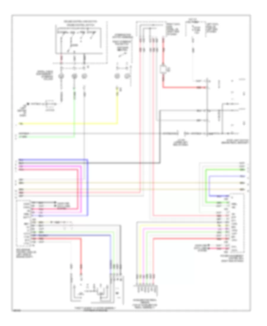 Электросхема системы круизконтроля, С Динамические Радарные Средства управления (2 из 3) для Lexus GS 450h 2013