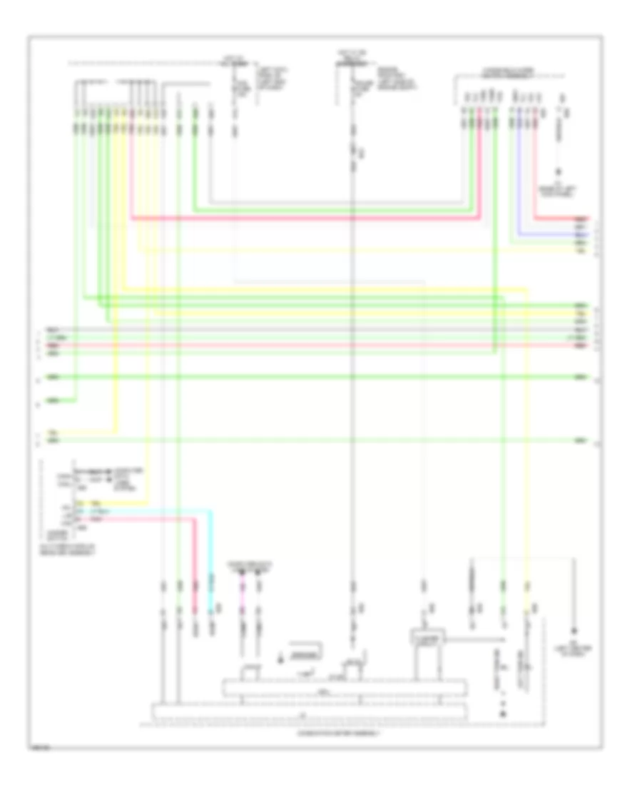 Электросхема внешнего освещения (3 из 4) для Lexus GS 450h 2013