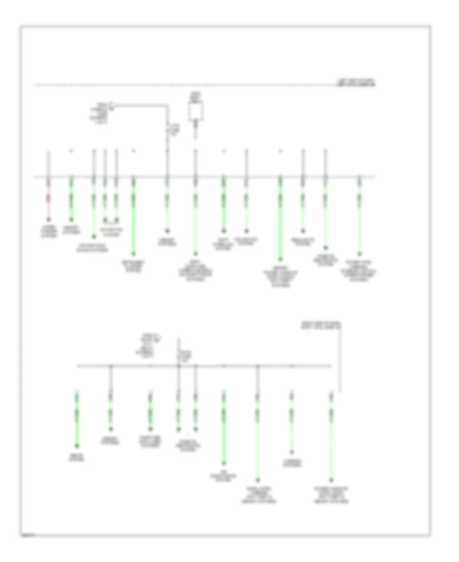 Электросхема блока предохранителей и реле (5 из 7) для Lexus GS 450h 2013