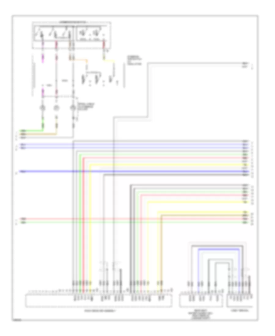 Satellite Radio Wiring Diagram, without Mark Levinson & withRear DVD Преобразователь (3 из 5) для Lexus LS 460L 2009