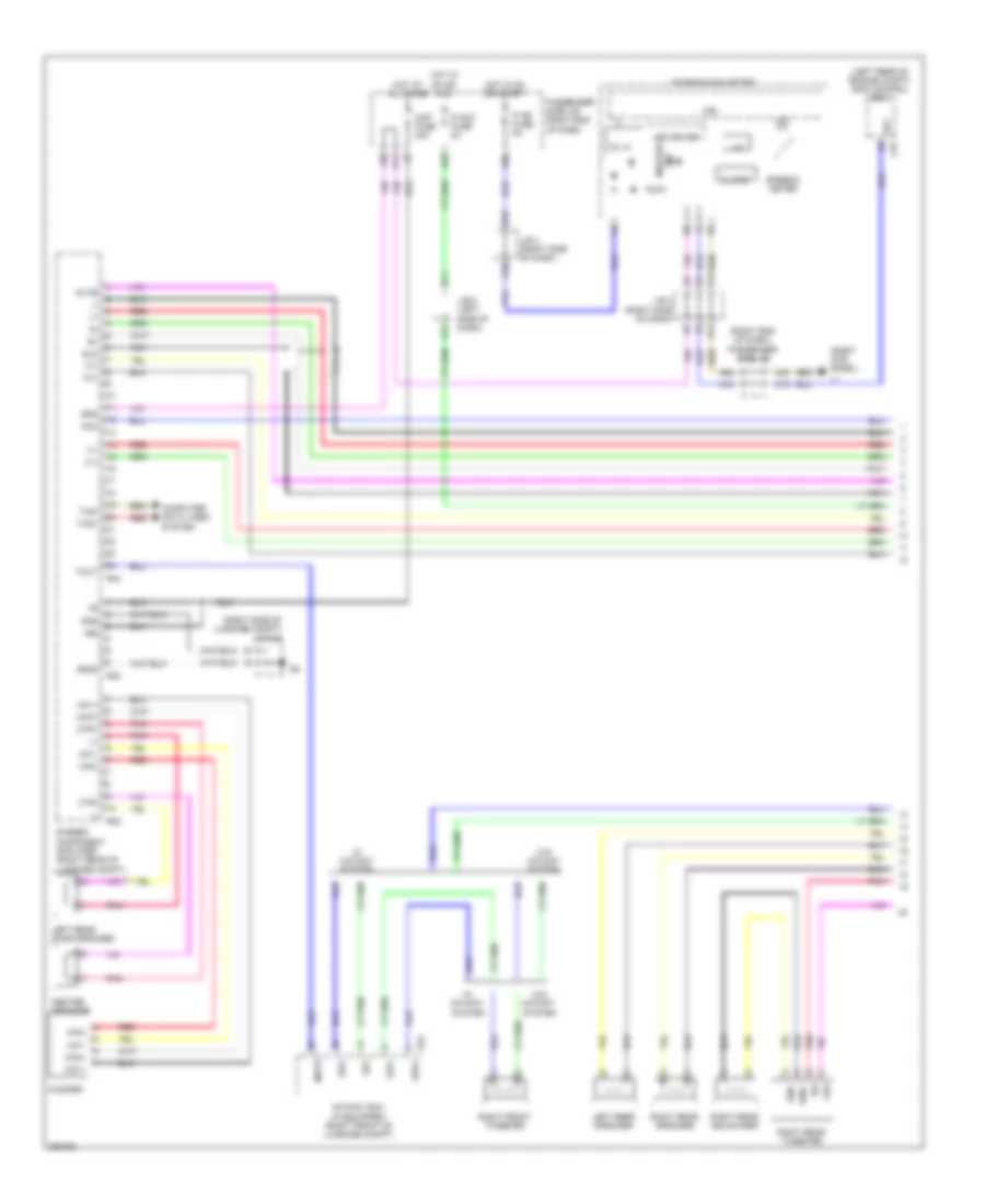 Stereo Radio Wiring Diagram, withMark Levinson & withRear DVD Преобразователь (1 из 5) для Lexus LS 460L 2009