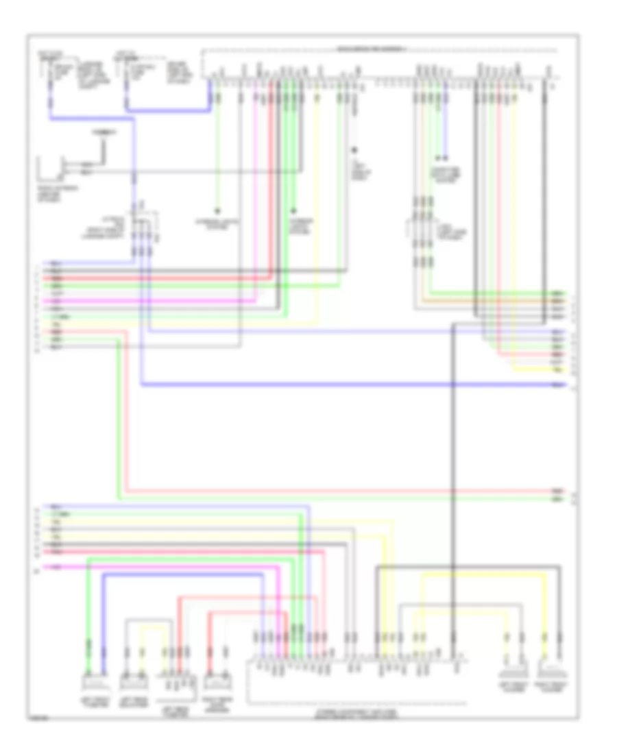Stereo Radio Wiring Diagram, withMark Levinson & withRear DVD Преобразователь (2 из 5) для Lexus LS 460L 2009