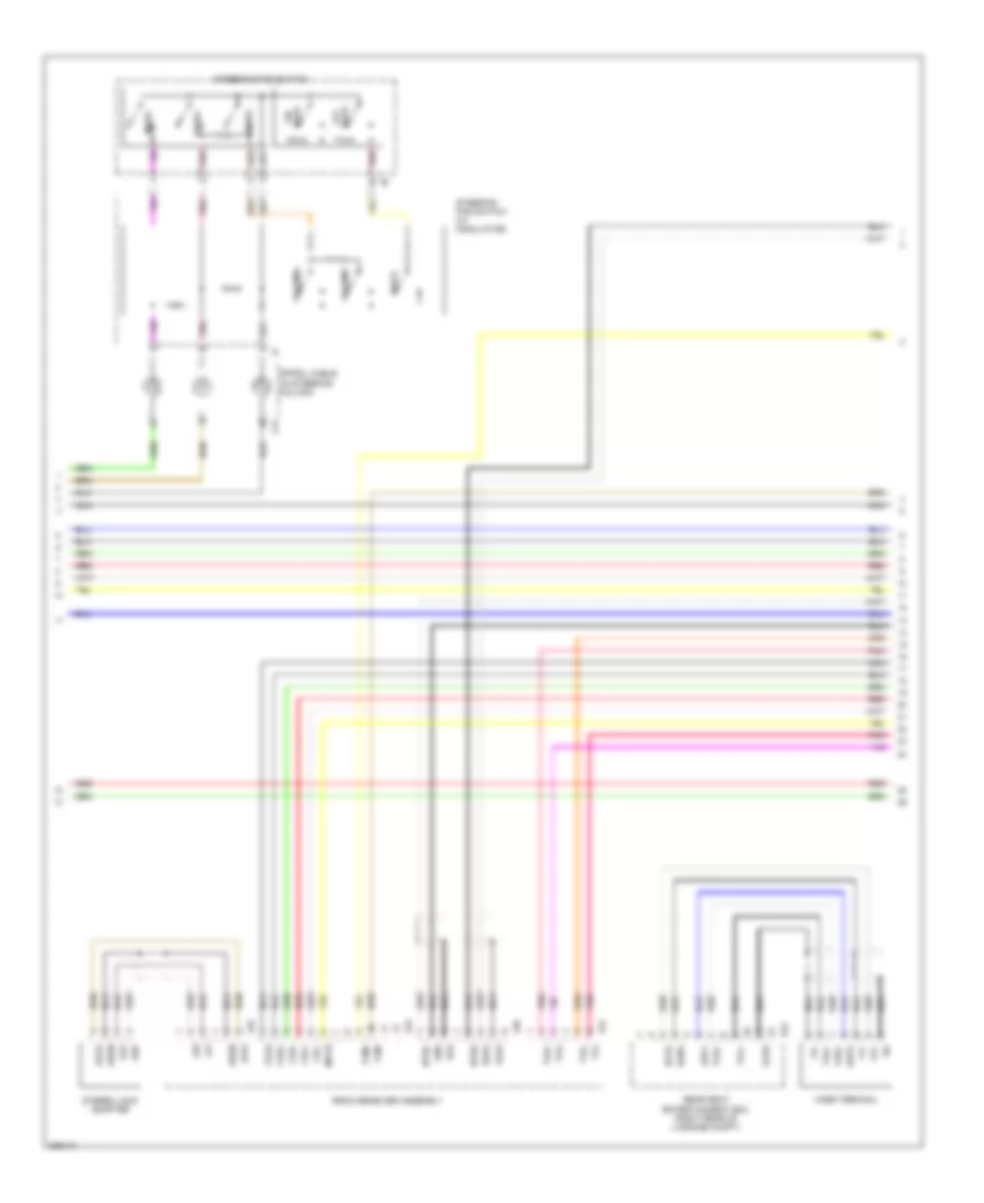 Stereo Radio Wiring Diagram, withMark Levinson & withRear DVD Преобразователь (3 из 5) для Lexus LS 460L 2009