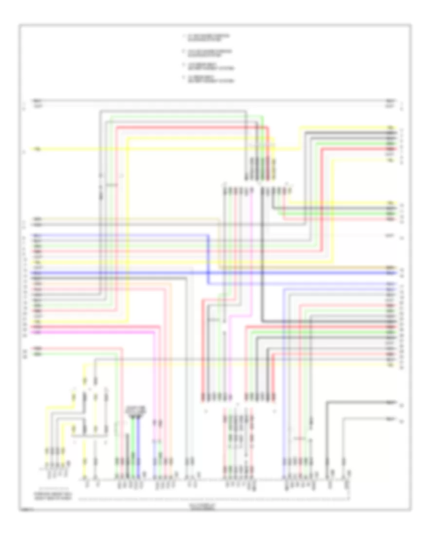 Stereo Radio Wiring Diagram, withMark Levinson & withRear DVD Преобразователь (4 из 5) для Lexus LS 460L 2009