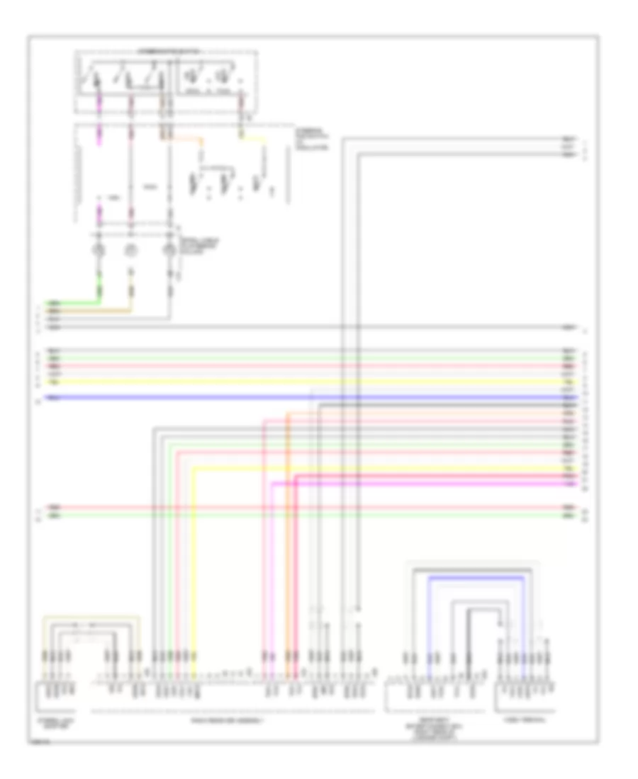 Stereo Radio Wiring Diagram, withMark Levinson & without Задний Преобразователь DVD (3 из 5) для Lexus LS 460L 2009