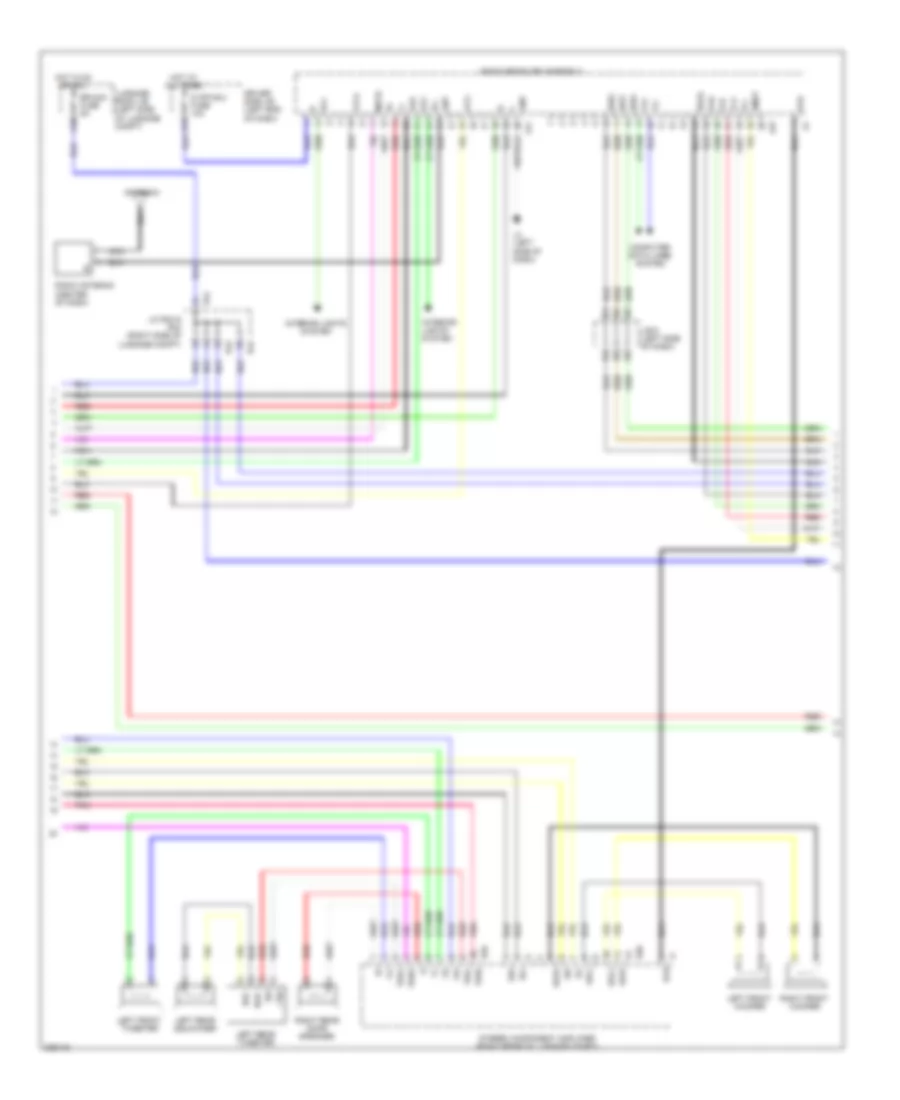 Satellite Radio Wiring Diagram, withMark Levinson & withRear DVD Преобразователь (2 из 5) для Lexus LS 460L 2009