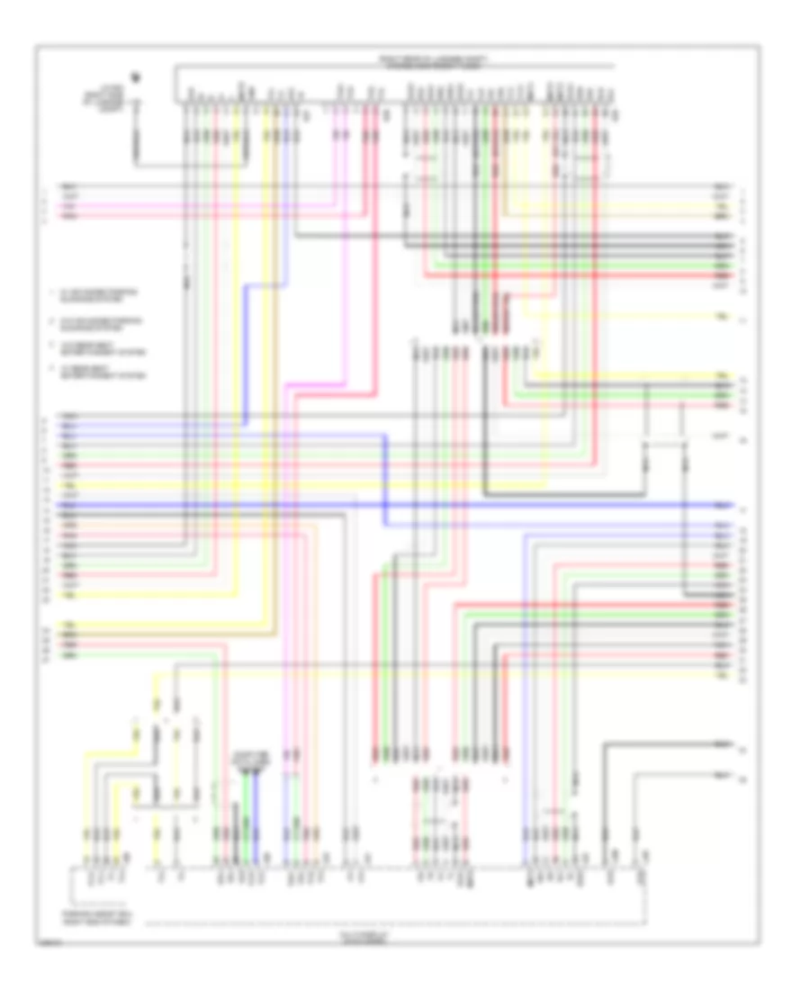 Satellite Radio Wiring Diagram, withMark Levinson & withRear DVD Преобразователь (4 из 5) для Lexus LS 460L 2009